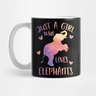 Just a girl who loves elephants Mug